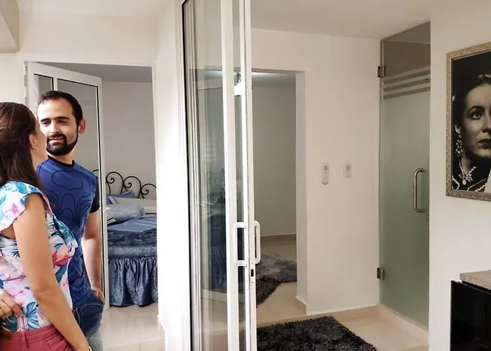 Departamento María Félix - Dpto De 1 Habitación Con Bella Terraza Común - Zona Tranquila En Cdmx Apartamento